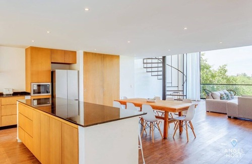 Luis Donaldo Colosio Condo | Stylish Oceanview Loft 2 Blocks to Beach & 5th Ave