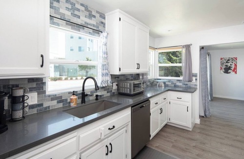 San Luis Obispo House | Stylish Retreat | Patio, Grill, Sleeps 7 w/Game Room