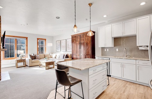 Peak 9 Condo | Stylish Ski-in,Ski-out Main Street Station Condo - Mountain & Lake Views, Pools