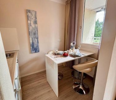 Nordwest Apartment | Stylish studio apartment with beautiful terrace near Audi