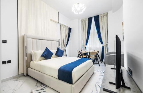 Al Barsha Apartment | Stylish Studio with Private Pool at Opalz Danube