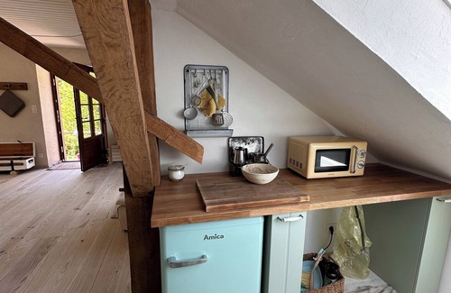 La Rosiere House | Stylish vacation apartment in enchanting natural surroundings with swimming pond