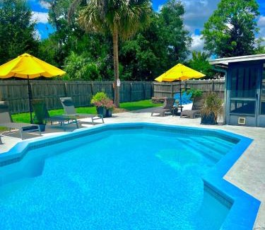 Lakeside Villa | STYLISH VILLA, W Saltwater Pool and Fenced in Yard