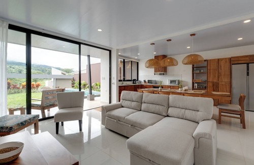 Arenal Hot Springs Villa | Stylish Volcano Villa w/Jacuzzi & Private Pool, volcano views, sun deck, WiFi