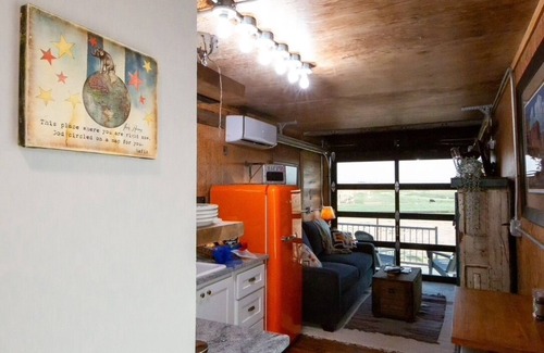 Canyon House | Stylishly Renovated Train car near Palo Duro Canyon and WTAMU. Sunsets for miles