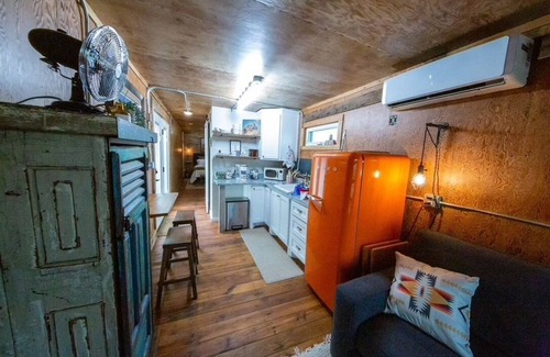 Canyon House | Stylishly Renovated Train car near Palo Duro Canyon and WTAMU. Sunsets for miles