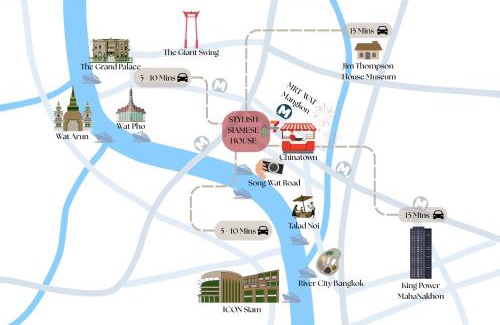 Chakkrawat House | Stylist Siamese Design House Steps To Chinatown - Self Check In