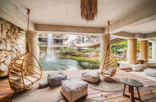 Playa Paraiso Condo | Sublime 1BR w Jungle Patio | Cenote | Gym | CoWork