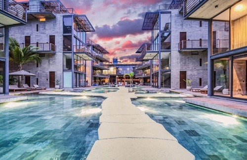 Playa Paraiso Condo | Sublime 1BR w Jungle Patio | Cenote | Gym | CoWork