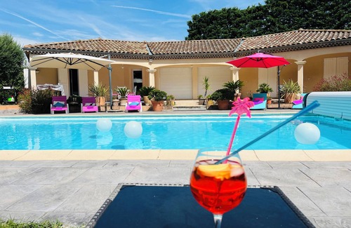 Bourg-de-Peage Villa | Sublime air conditioned Villa - huge swimming pool inside a large park