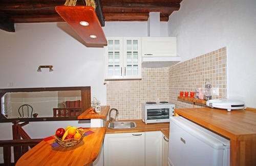 Skopelos Apartment | Suite Coral right on the waterfront stylish and comfortable for 3 guests
