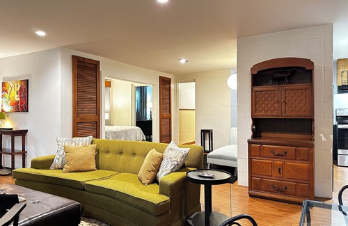 Blair Heights Apartment | "SUITE LINDA" walk-out suite in a park setting