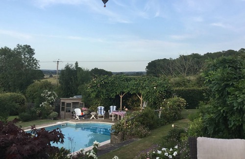 Ewhurst Green Cottage | Suite Overlooking Beautiful Wealden Countryside, Swimming Pool. (See offers )