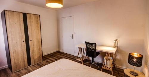 Cimetiere de l'Est Apartment | Suite T5 Rennes Gare - Parking privé gratuit