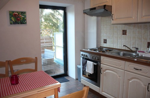 Bad Saarow Apartment | Suite with terrace and view of the church, lake access - Ferienhof Löschebrand