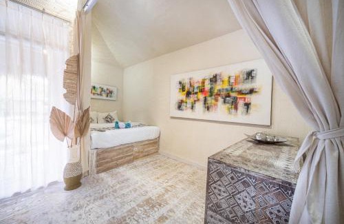 East Sumba Resort | Summer Bungalow, Ideal for Families, One Room with 2 Beds, Separated Sleeping Corner, Shower, AC, 2 TVs