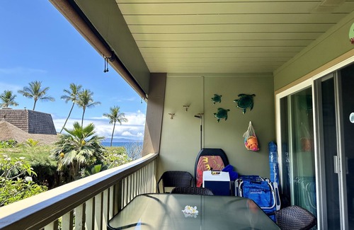 Kihei Condo | Summer DEALS! Partial Ocean View Condo with pool - just steps from the beach.