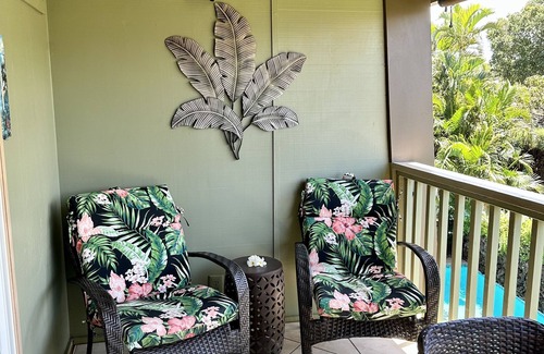 Kihei Condo | Summer DEALS! Partial Ocean View Condo with pool - just steps from the beach.