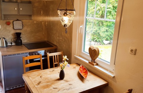 Fredersdorf House | Summer house Ella - cozy half-timbered house with garden, barbecue, table tennis