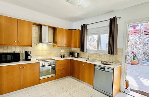 Kalathos House | Summer house in Kalathos near Lindos - outdoor whirlpool and stunning sea views