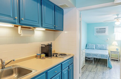 Wildwood Crest Condo | Summer Sands Spacious1bedroomOcean view condo in Wildwood Crest w/AC/heat, WiFi