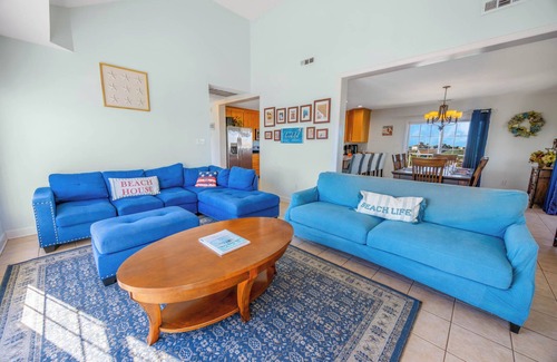 Waves House | SUMMER SAVINGS - Semi-Oceanfront Home w/Pool, Hot Tub, Tiki Bar, and Game Room