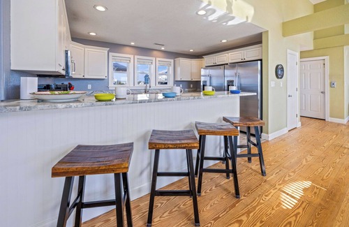 Salvo House | SUMMER SAVINGS Semi-Soundfront Dog Friendly w Pool, Elevator, Boat Ramp, Hot Tub