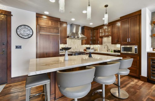 Empire Pass Condo | Summer Stays Available! Stunning Ski-in, Ski-out condo with Resort Amenities