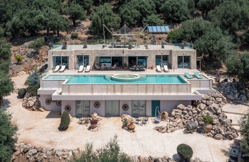 Spartylas Villa | Summerwine Villa 12 Guests Luxury Villa | Infinity Pool & Magnificent Sea Views