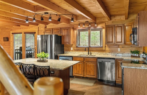 Logan Cabin | Summit Lodge-2 Indoor Heated Swimming Pools-Play Ground-Game room-Pool Table