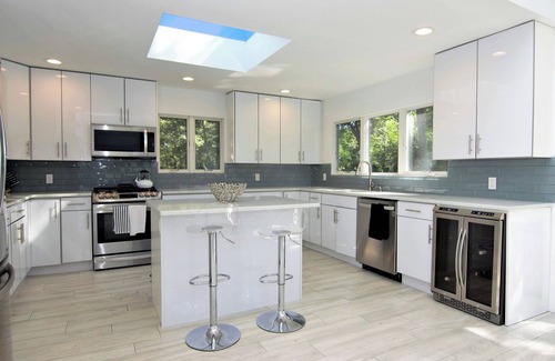 Quogue House | Sun-filled Contemporary Oasis, with Pool, Hot Tub, Tennis, & Basketball!