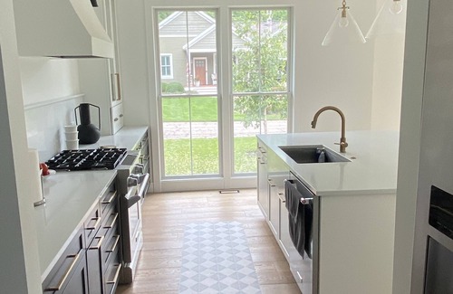 Spring Lake House | Sun Filled Modern Farm House, Steps to Spring Lake, MI With Lakeside Fireplace