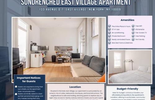 Alphabet City Apartment | Sundrenched East Village Apartment