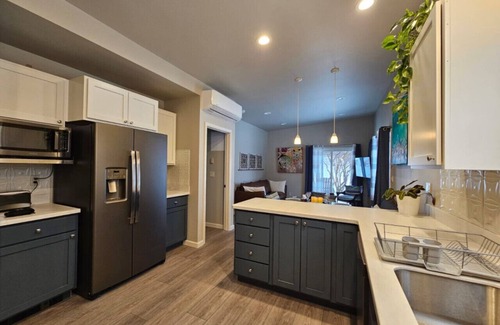 Winthrop House | Sunflower Resort ConeflowerCabin is in the ultra-quiet Winthrop South community, with a 5 minute walk to downtown on the pedestrian trail.