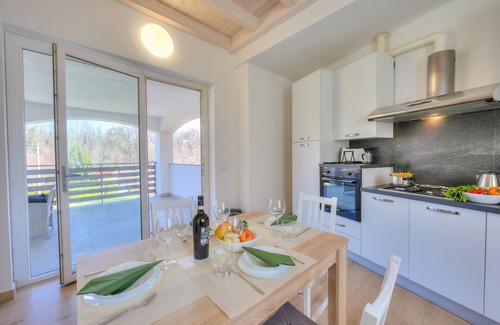 Arolo Apartment | Sunflower Terrace, Leggiuno, Italy