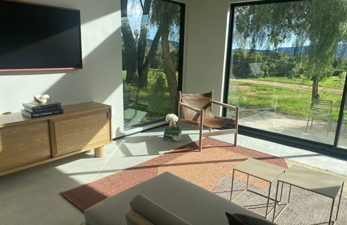 Ojai House | Sunlight filled retreat on acres of organic orchards with mountain views.