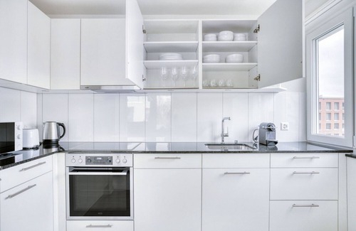 Altstetten Apartment | Sunlit Altstetten 3 Room w/Storage & W/D, nr Local Market, by Blueground