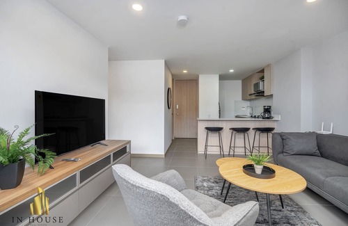 Santa Fe Apartment | Sunlit Haven - Charming Balcony - Urbanity 2106