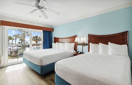 Atlantic Beach Hotel | Sunlit Ocean View Suite, Ideal for Relaxing Family Getaways with Outdoor Pool