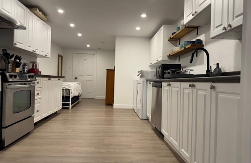 Saint-Lazare Apartment | Sunny, 1000-ft basement flat, parking, walkout patio entrance CITQ#305792