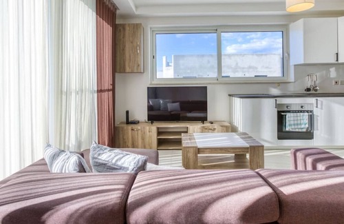 San Gwann Apartment | Sunny 2BR Penthouse with Spacious Rooftop Terrace