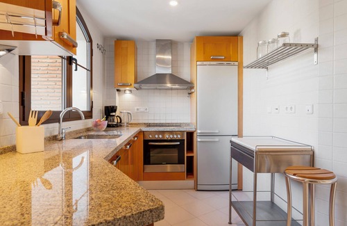 Benahavis Apartment | Sunny balcony with pool by Costarentals - Ref M52