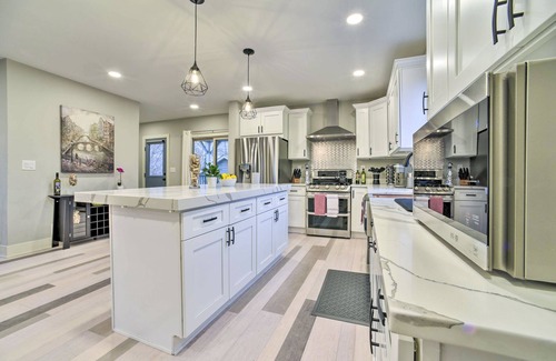 Clawson House | Sunny Clawson Home w/Yard - Walk to Main St!