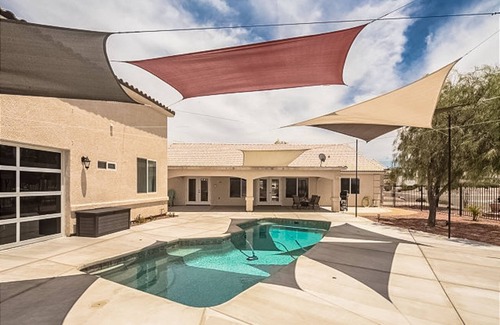 Sunridge Estates House | Sunny escape with private pool, billiards, grill, patio, & W/D
