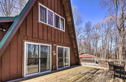 Huron Cabin | Sunny Family Cabin in Hoosier National Forest