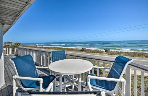 Flagler Beach House | Sunny Florida Home with Decks and View, Steps to Beach