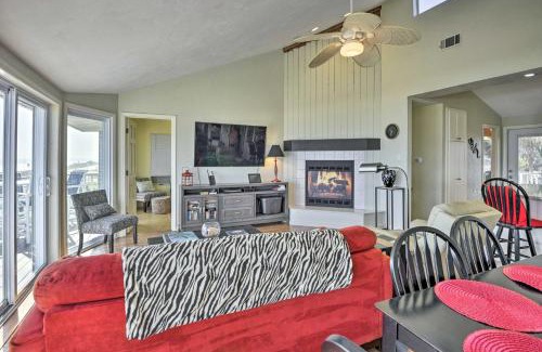 Flagler Beach House | Sunny Florida Home with Decks and View, Steps to Beach