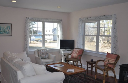 Pond Cove House | Sunny Oceanside Home, Steps to our semi-private beach