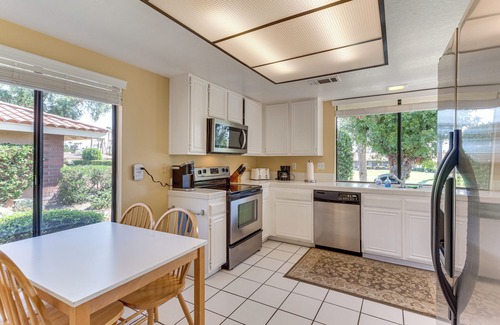 Palm Desert Apartment | Sunny Pad w/Patio & Pool Access in Palm Desert!