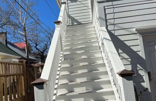 Eastside Apartment | Sunny & Playful Carriage House in Downtown Savannah Stay Here and Walk Everywher